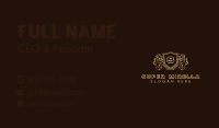 Luxury Lion Shield Business Card Image Preview