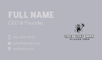 Janitorial Cat Cleaner Business Card Design