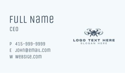 Drone Camera Photography Videography Business Card Image Preview