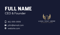 Holy Angel Wings Business Card Design