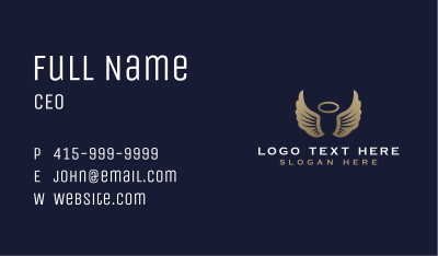 Holy Angel Wings Business Card Image Preview