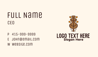 Brown Forestry  Business Card Image Preview