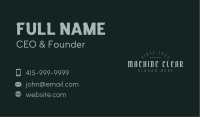Gothic Brand Wordmark Business Card Image Preview