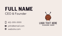 Yarn Ball String  Business Card Image Preview