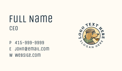 Dog Detective Pet Business Card Image Preview
