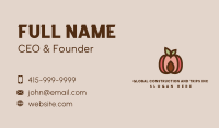 Apricot Fruit Orchard Business Card Image Preview