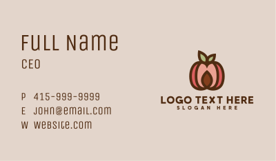 Apricot Fruit Orchard Business Card Image Preview