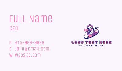 Cosplay Gaming Streamer Business Card Image Preview