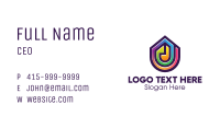 Corlorful Gradient Stained Glass Business Card Image Preview