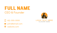 Dog Cat Animal Training Business Card Image Preview