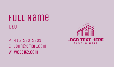 Home Realtor Contractor Business Card Image Preview