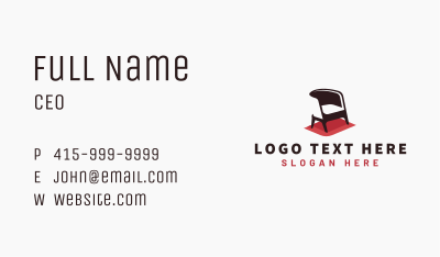 Chair Furniture Interior Design Business Card Image Preview