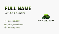 Garbage Dump Truck Business Card Image Preview