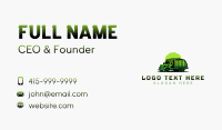 Garbage Dump Truck Business Card Preview