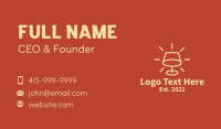 Desk Lamp Fixture  Business Card Image Preview