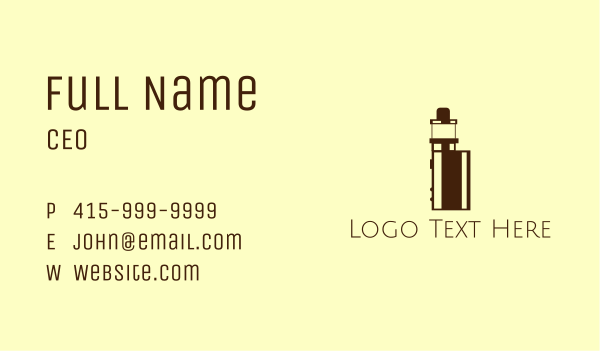 Tiny Vape Device Business Card Design Image Preview