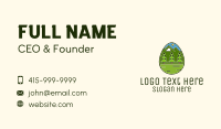 Outdoor Adventure Egg Business Card Image Preview