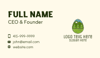 Outdoor Adventure Egg Business Card Preview