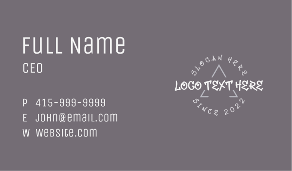 Fashion Street Business Business Card Design Image Preview