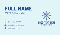 Blue Web Snowflake Business Card Image Preview