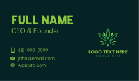 Cannabis Plant Oil Business Card Image Preview