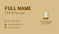 Toast Bread Chef  Business Card Design