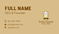 Toast Bread Chef  Business Card Design