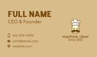 Toast Bread Chef  Business Card Image Preview