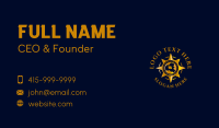 Globe Compass Navigation Business Card Preview