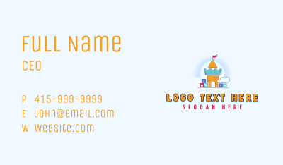 Childcare Kindergarten Daycare Business Card Image Preview