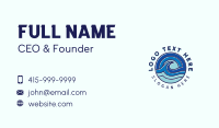 Beach Ocean Tide Business Card Preview