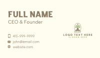 Landscaping Gardening Shovel Business Card Design