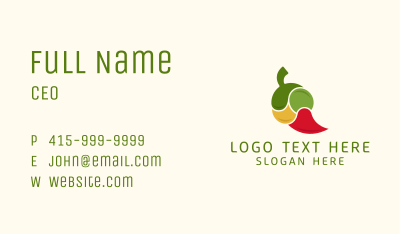 Spicy Jalapeno Pepper  Business Card