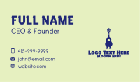 Happy Guitar Player Business Card Image Preview