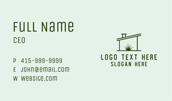 Backyard Gardening Business Card Design Image Preview