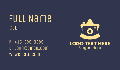 Modern Star Camera Business Card Image Preview