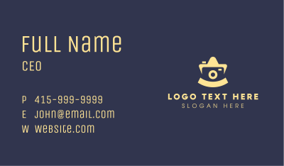 Modern Star Camera Business Card Image Preview