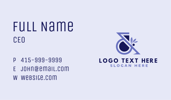 Luxe Ampersand Font Business Card Design Image Preview