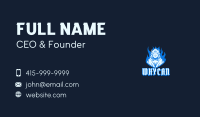 Blue Devil Video Game Business Card Image Preview