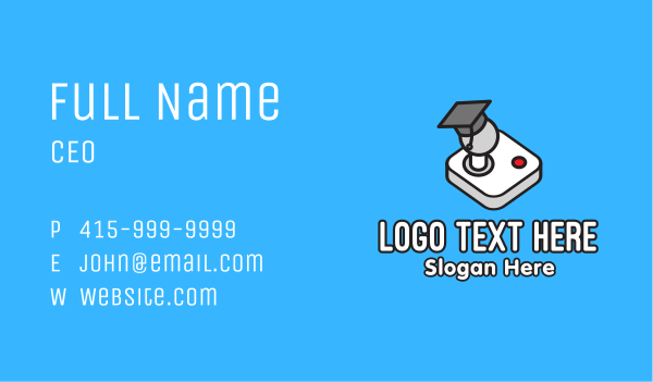 Gaming Graduate Business Card Design Image Preview