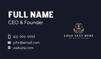 Female Law Justice  Business Card Design