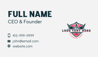 Shield Star Wing Business Card Preview