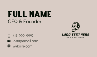 Headset Skull Podcasting Business Card Image Preview