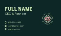 Michigan Apple Blossom Business Card Design