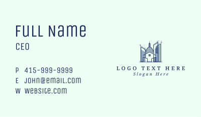 House City Building  Business Card Image Preview