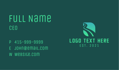 Green Highway  Business Card