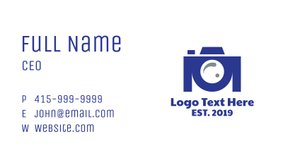 Abstract Photographer Business Card Image Preview