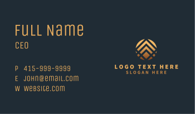 Round Linear Generic Business Card Image Preview