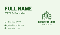 Green Hospital Medical Clinic Business Card Image Preview