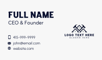 Residential Builder Hammer Business Card Image Preview